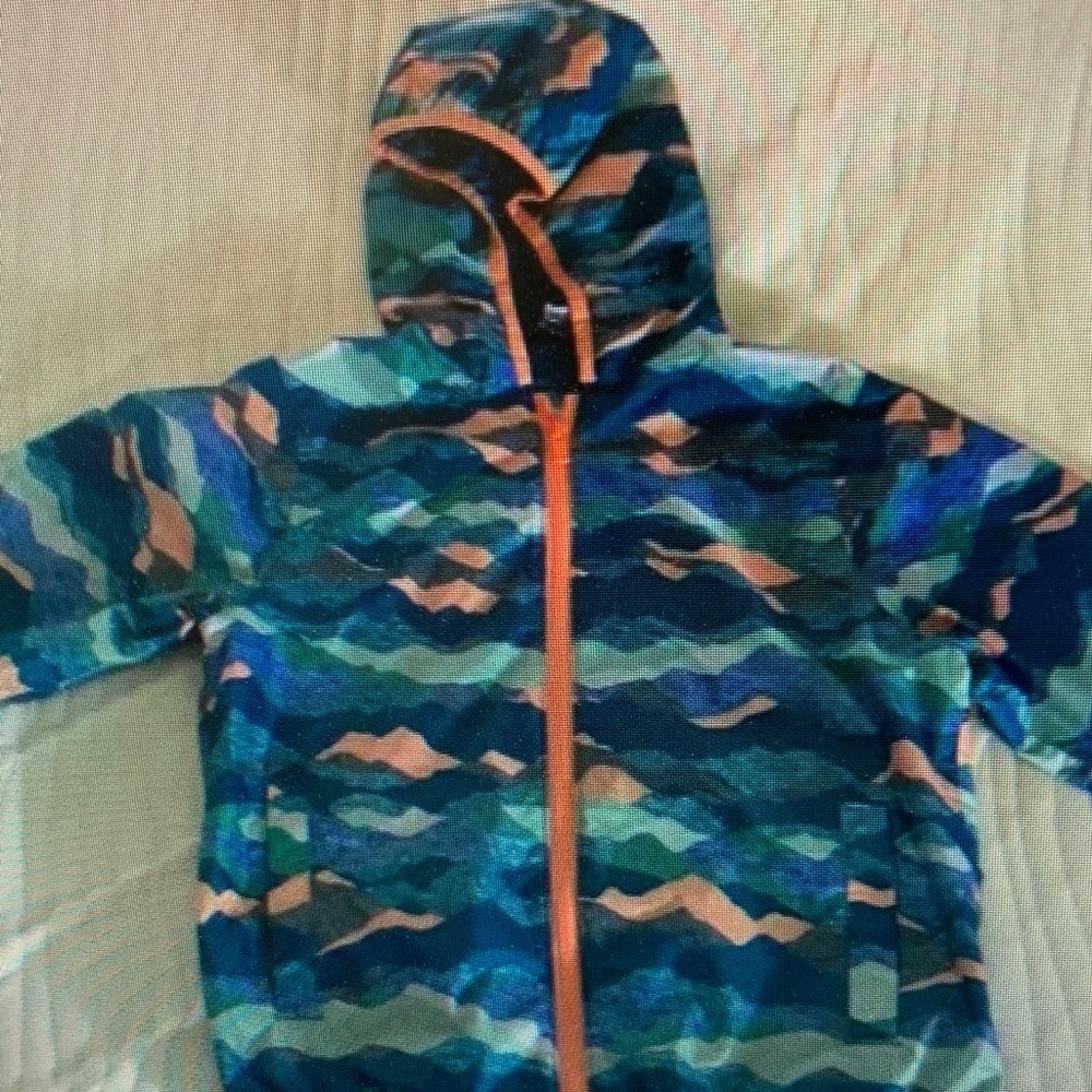 Colorful Camouflage Hooded Jacket